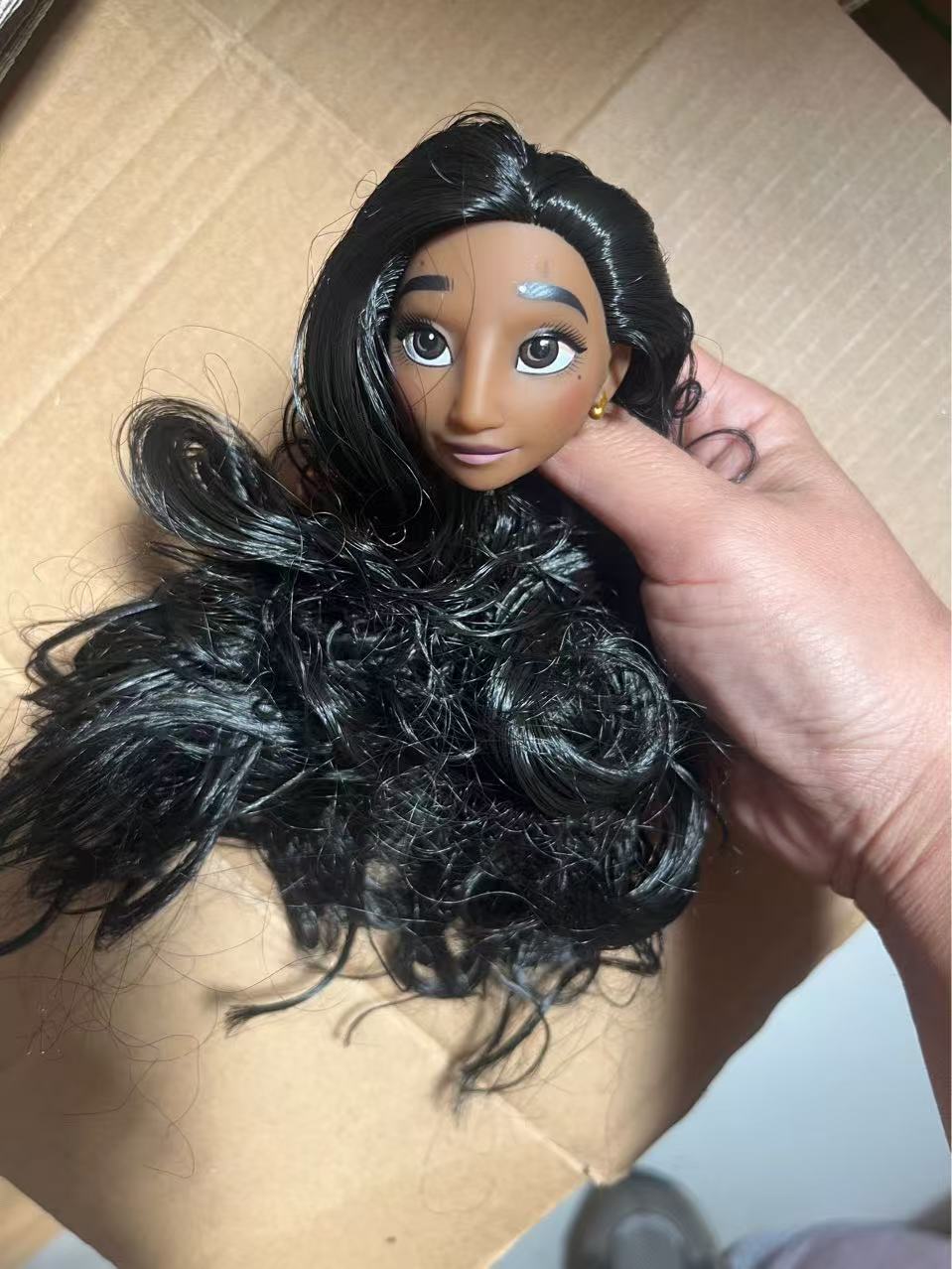 Ethnic Fashion Model - プリンセス 1/6 プラスチック人形ヘッド Bratzdoll bratzillaz ヘッドプリンセスのおもちゃ女の子のための