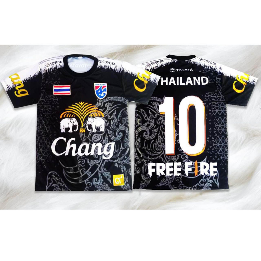 Thai Silk Blouse - タイサッカーユニフォーム番号 10 カスタム名サッカー Tシャツチャン象グラフィックスポーツファンジャージメンズ Tシャツタンクトップ