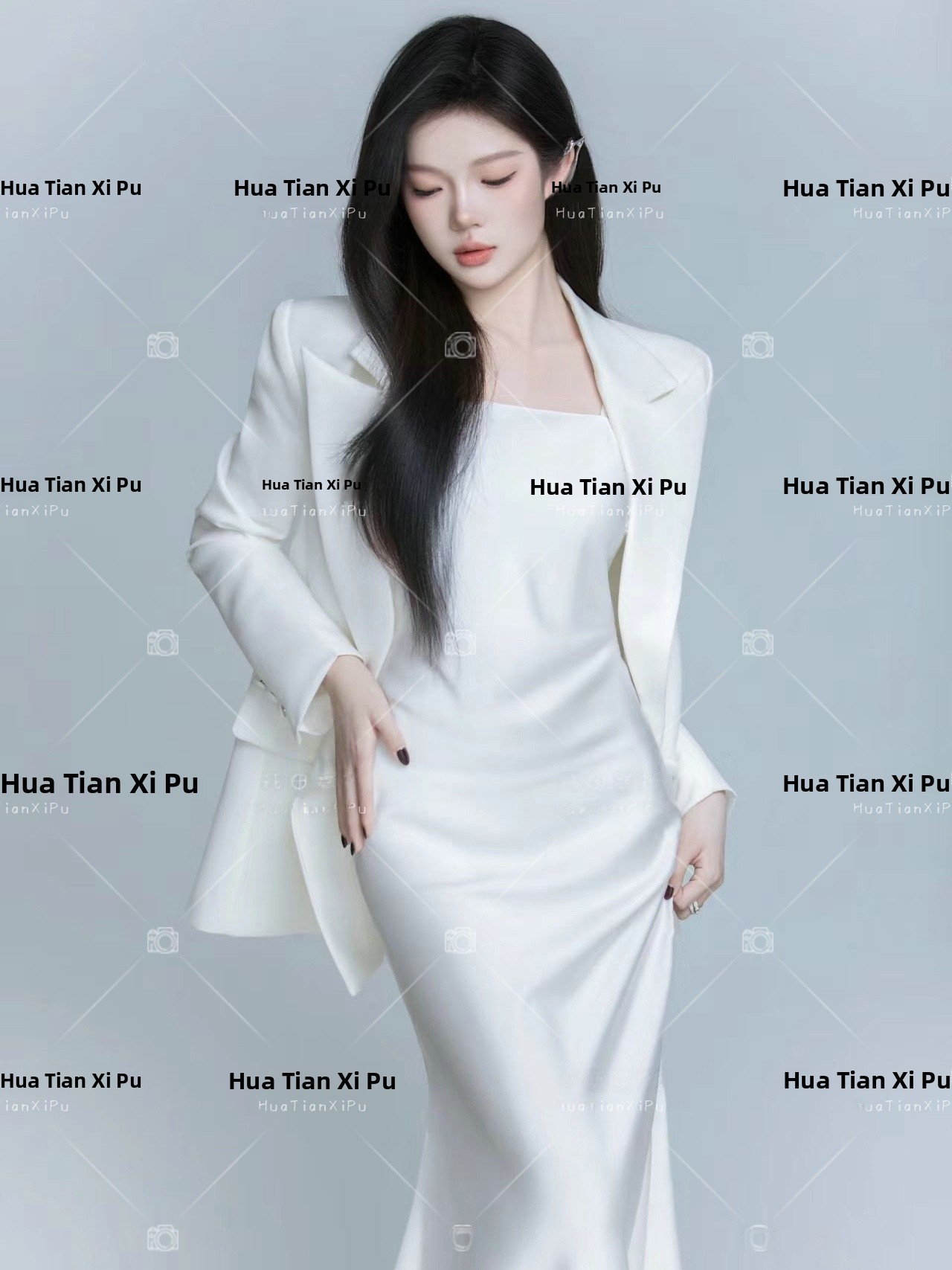 Ethnic Fashion Magazine - 24スタジオ新作ホワイトスーツテーマファッション雑誌パーソナルイメージポートレートアート写真撮影服飾2024年春レディースエスニックウェア