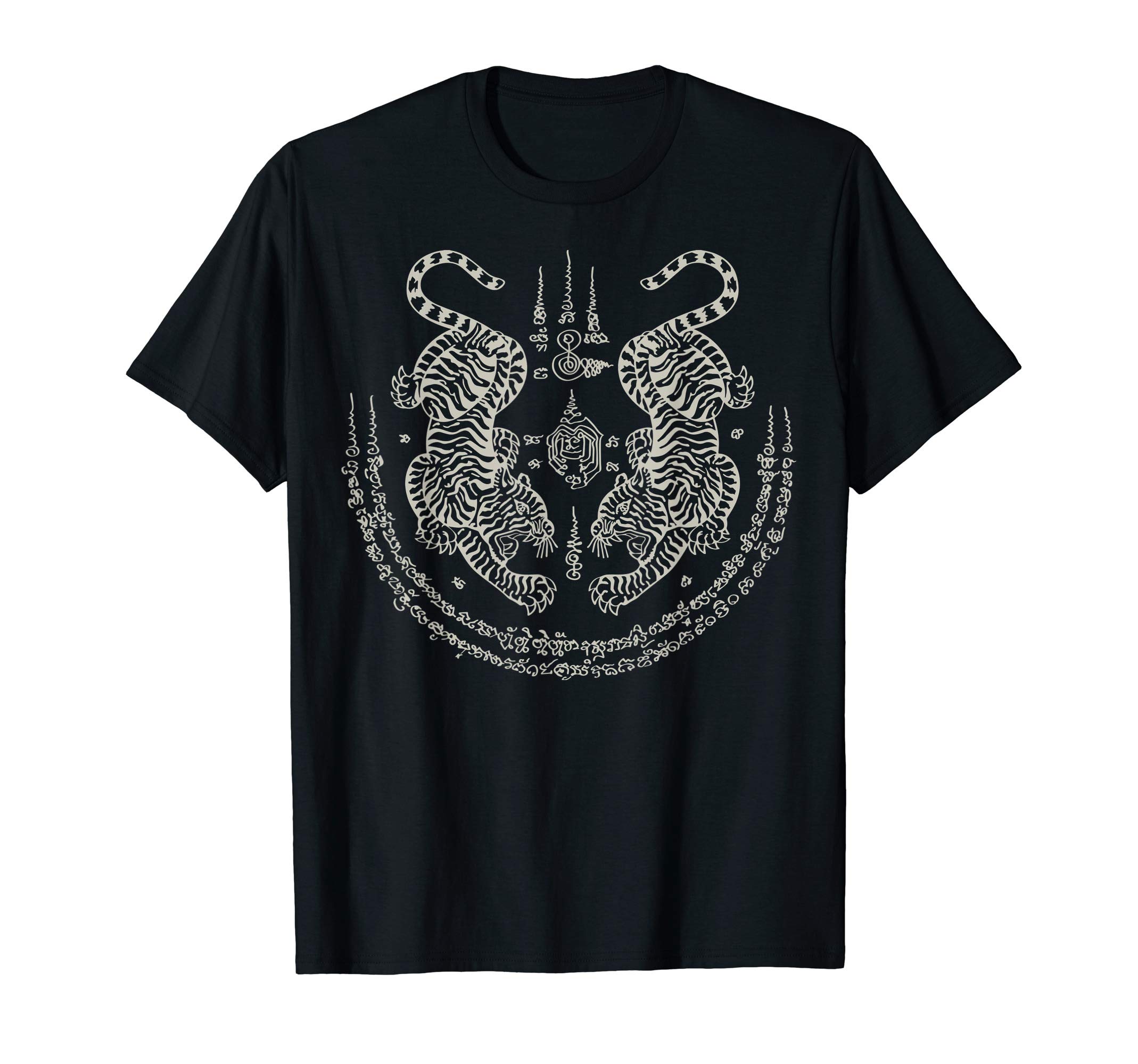 Thai Silk Blouse - 男性用半袖Tシャツ,カジュアルウェア,綿100%,サックヤントタイ,ムエタイ,魔法のタイ