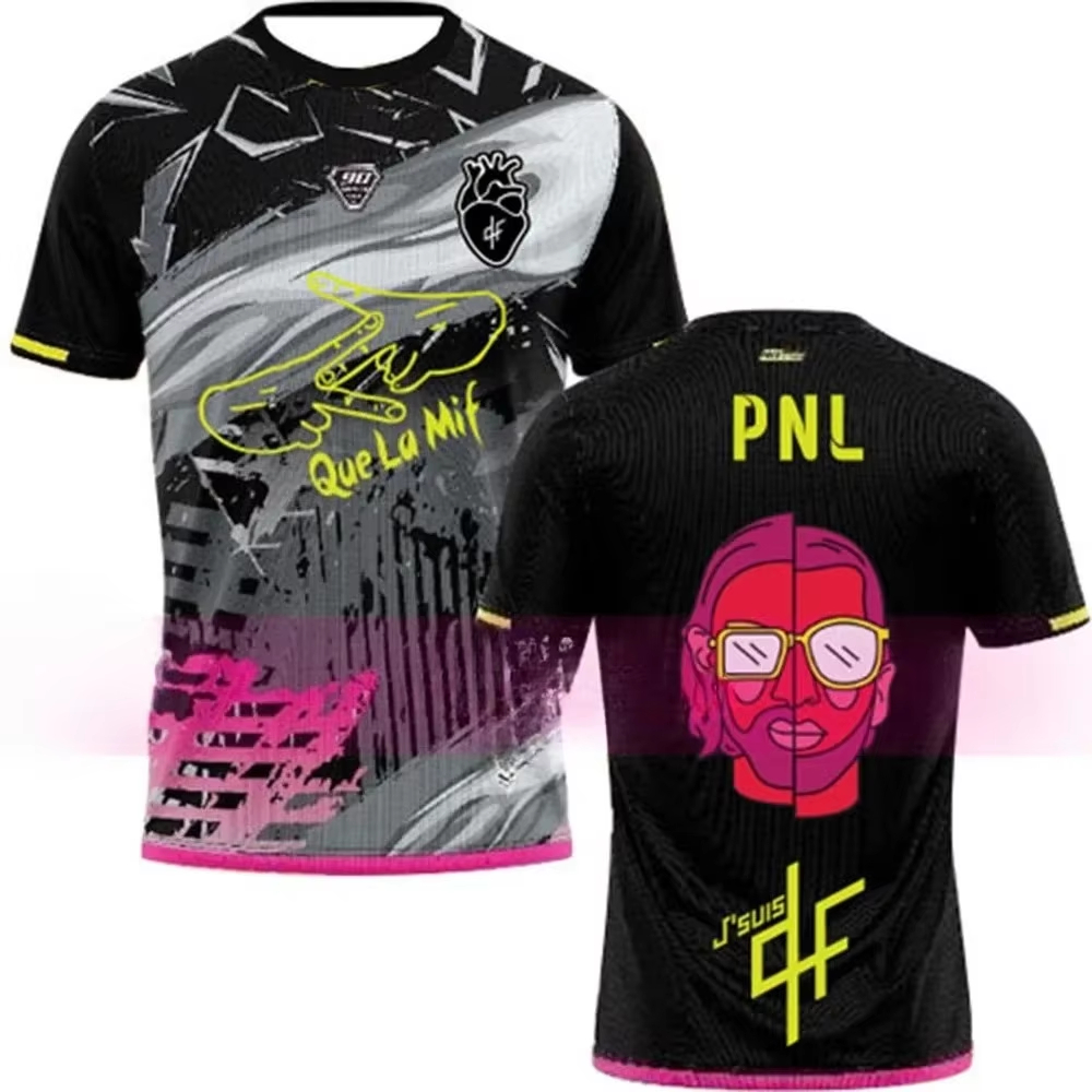 Thai Silk Blouse - 2026 夏新ホットマイヨットタイランドマイヨット PNL Tシャツ子供大人トップ O ネックルーズ通気性男性女性スポーツ