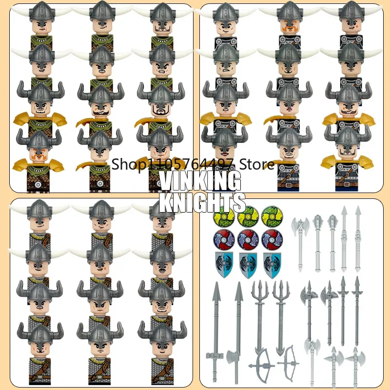 ヴァイキング戦士、盾、剣、兜、軍隊、ブロック、人型人形、誕生 - Ethnic Fashion Model のレビューと価格