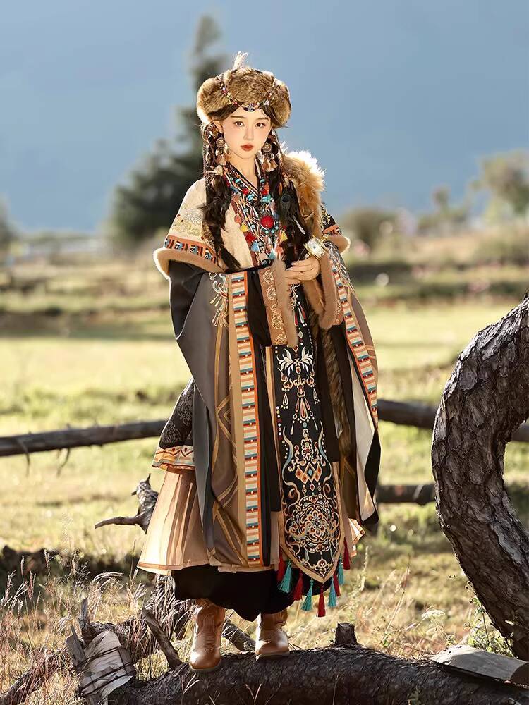 旅行写真シリーズ チベットのローブ 民族衣装 エスニック チ - Ethnic Style のレビューと価格