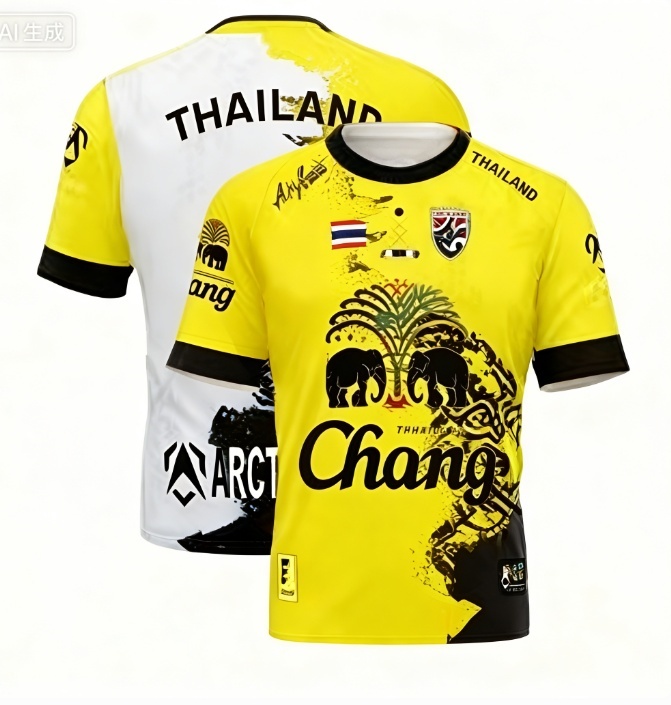 タイ代表チームスポーツTシャツ通気性快適ファン応援トレーニン - Thai Silk Blouse のレビューと価格