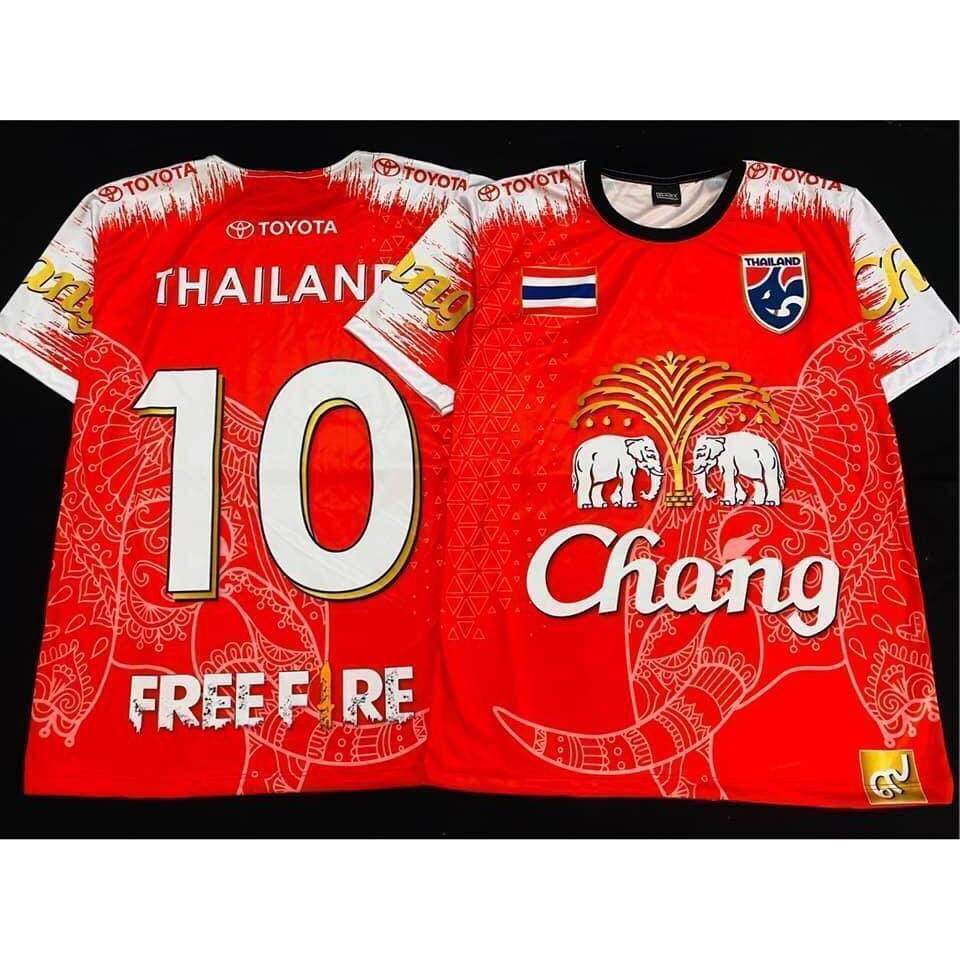 タイサッカーユニフォーム番号 10 カスタム名サッカー Tシ - Thai Silk Blouse のレビューと価格
