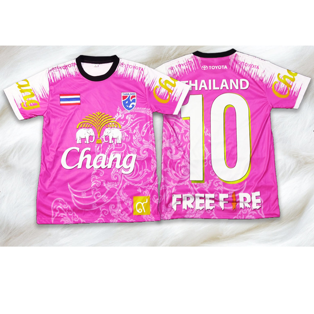 タイサッカーユニフォーム番号 10 カスタム名サッカー Tシ - Thai Silk Blouse のレビューと価格