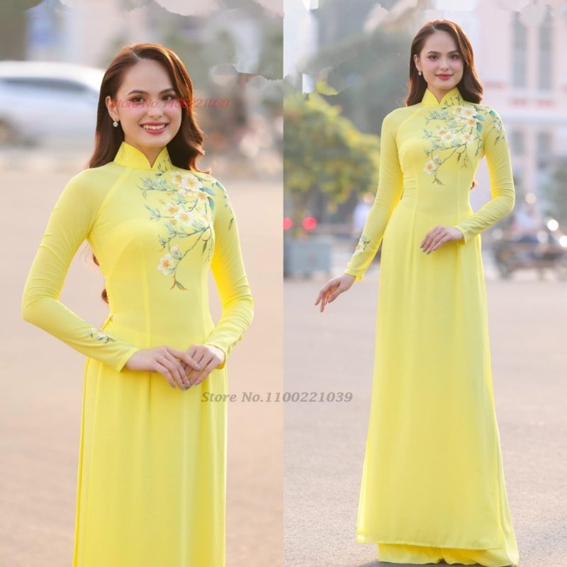  2026年伝統的なアオザイ改良版チャイナドレスベトナムド - Ao Dai Vietnam Dress のレビューと価格