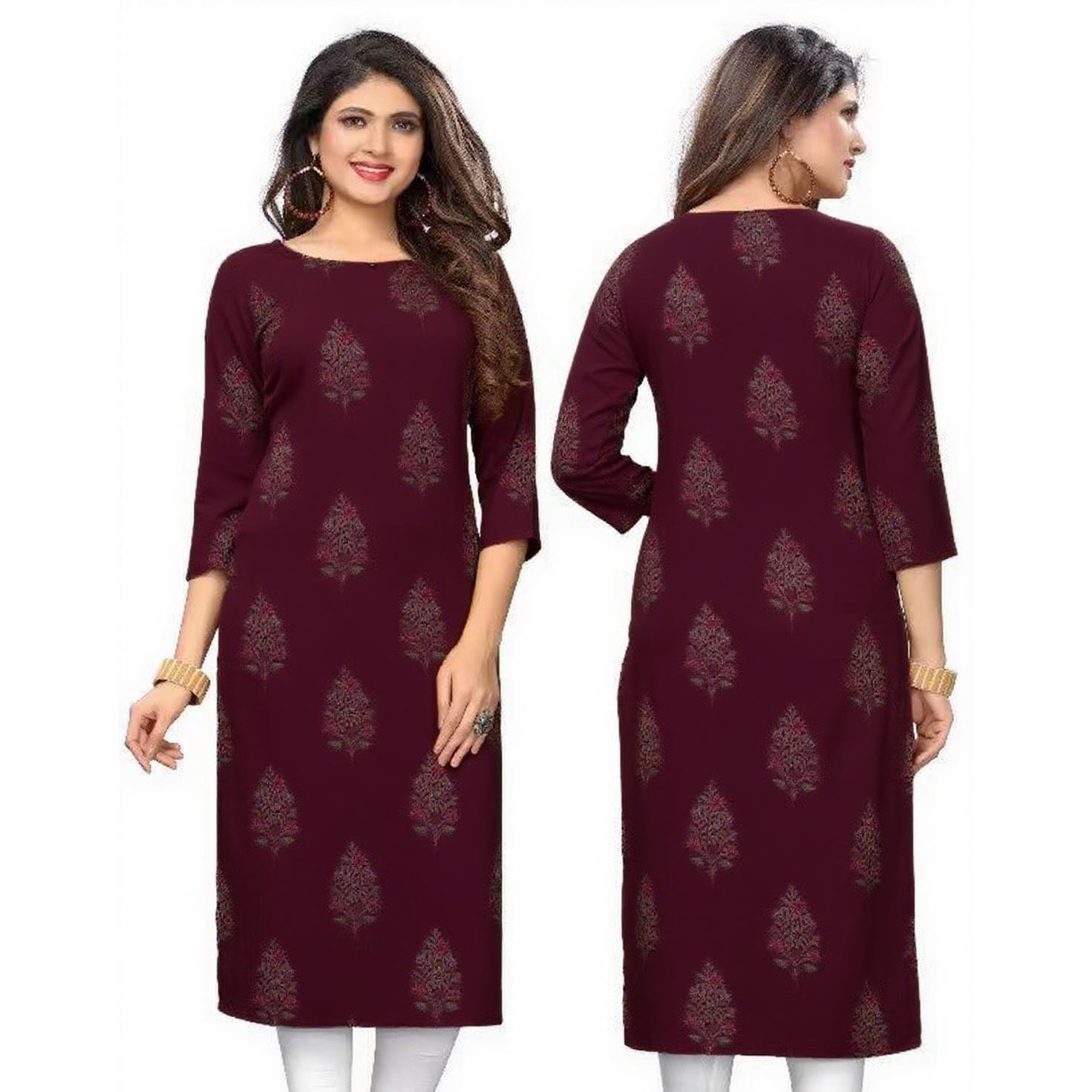 ムスリム女性のファッション 快適な民族衣装 モロッコ風女性用 - Ethnic Fashion Kurtis のレビューと価格