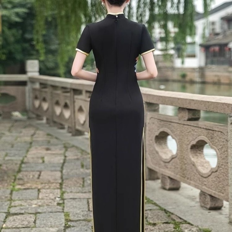 女性の伝統的なベトナムアオザイチャイナドレスオリエンタルエス - Ao Dai Vietnam Dress のレビューと価格