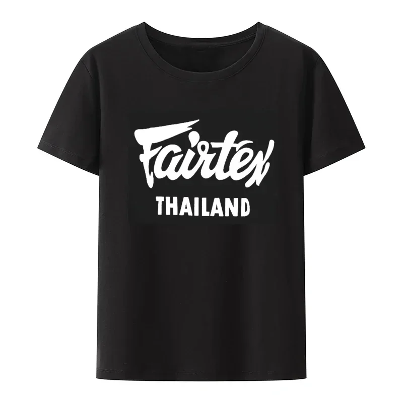 Fairtex-黒のムエタイTシャツ,ラウンドネックのカジュ - Thai Silk Blouse のレビューと価格