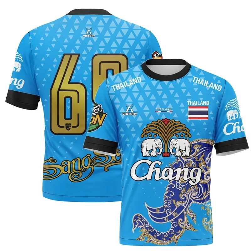 タイチャン象半袖 Tシャツ男性のための高品質特大通気性 Tシ - Thai Silk Blouse のレビューと価格
