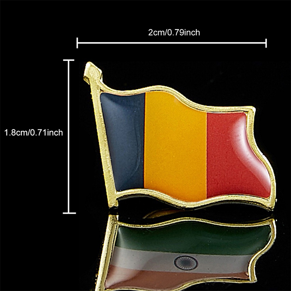 男性と女性のためのムリア国家旗ブローチ、美しいピン、ジュエリ - Ethnic Modern Fashion のレビューと価格