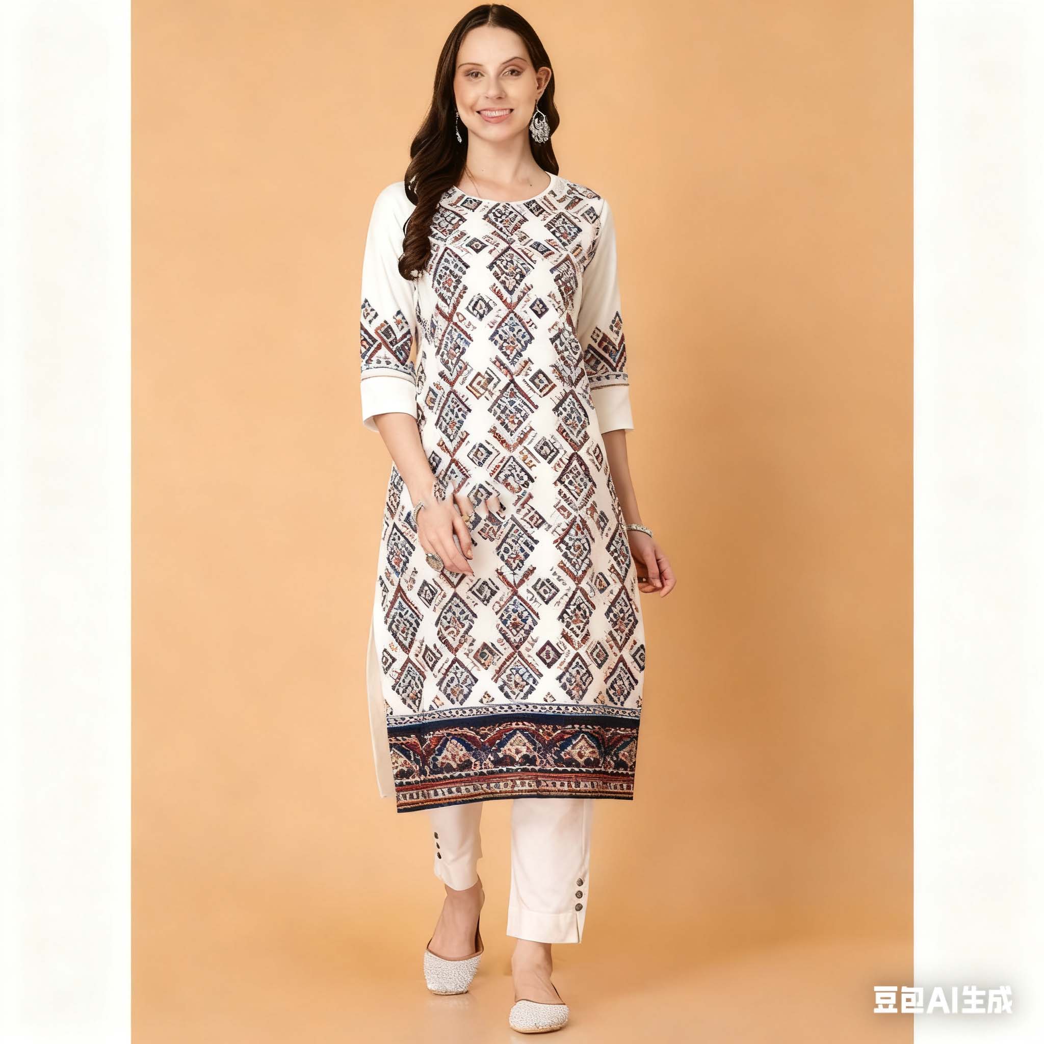 ナショナルスタイル クルト レディースファッション 快適なス - Ethnic Fashion Kurtis のレビューと価格