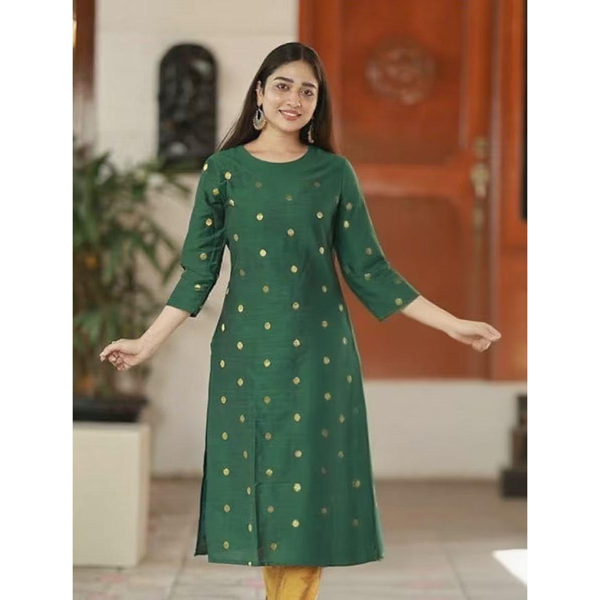 ムスリム女性用ファッション 快適なドレス ストレートチューブ - Ethnic Fashion Kurtis のレビューと価格