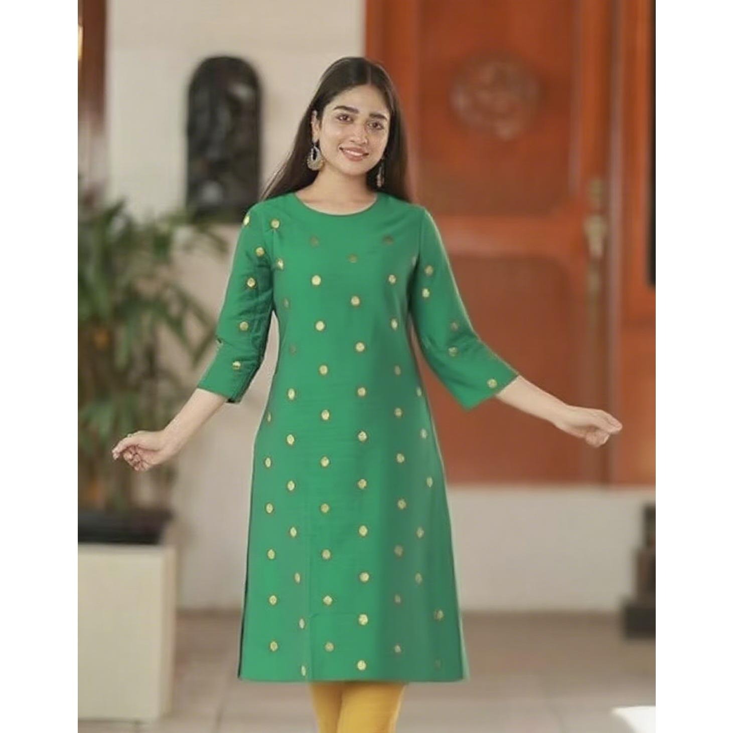 ムスリム女性用ファッション 快適なドレス ストレートチューブ - Ethnic Fashion Kurtis のレビューと価格